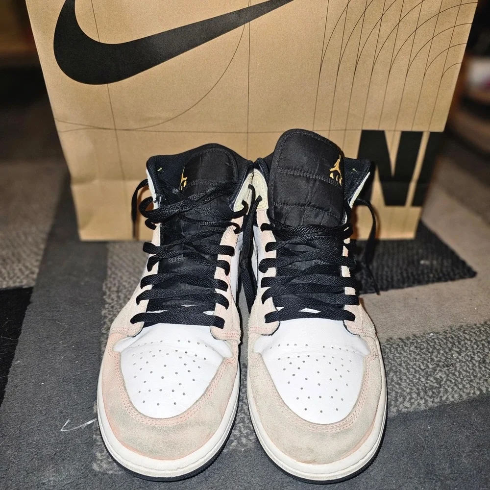 Jordan Air Jordan 1 Mid SE Craft Mens 11 Celestial Gold Good